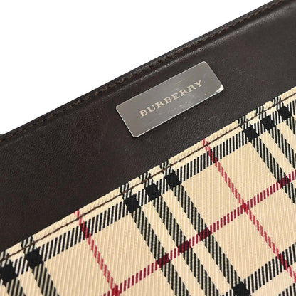 Burberry Beige Brown Burberry Check Handbag
