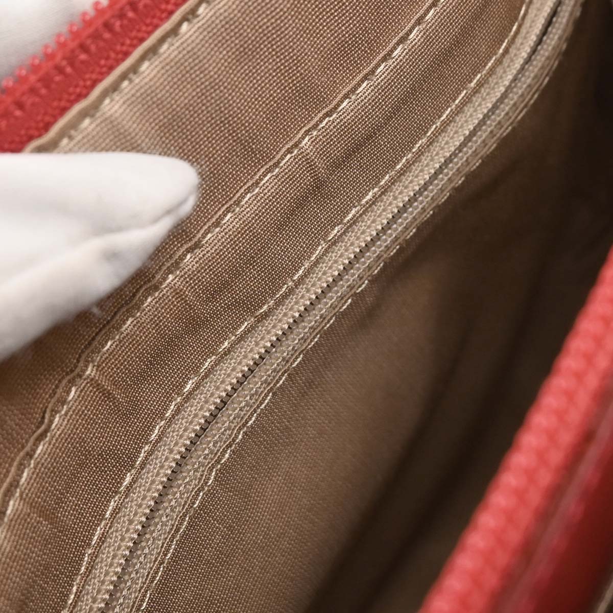 Burberry Beige Red House Check Tote Handbag