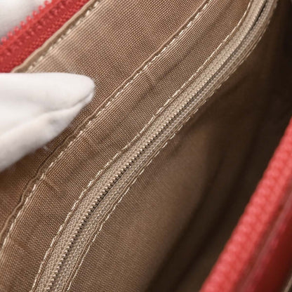 Burberry Beige Red House Check Tote Handbag