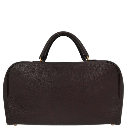Hermes Ebene Taurillon Clemence Sac Envie 36 Handbag