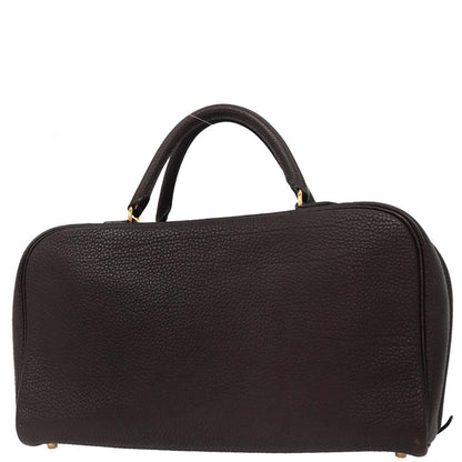 Hermes Ebene Taurillon Clemence Sac Envie 36 Handbag
