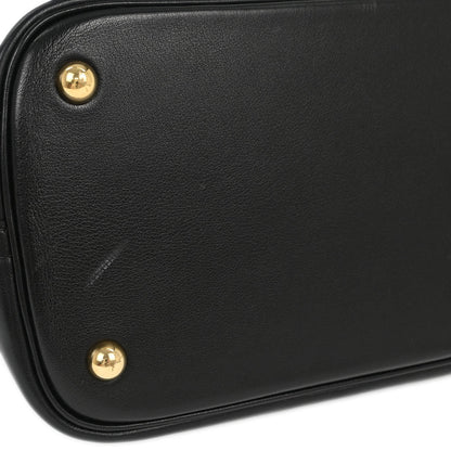 Hermes Black Sikkim Bolide 35 Handbag 2way Shoulder