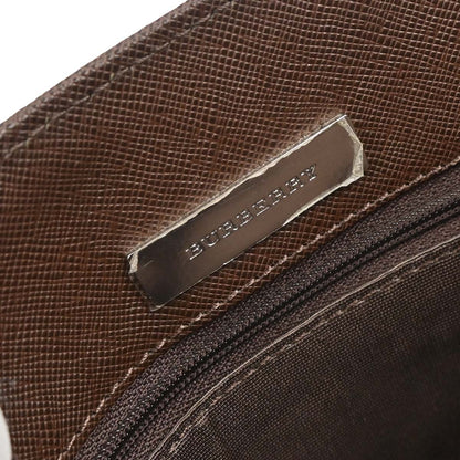 Burberry Beige Brown Burberry Check Tote Handbag