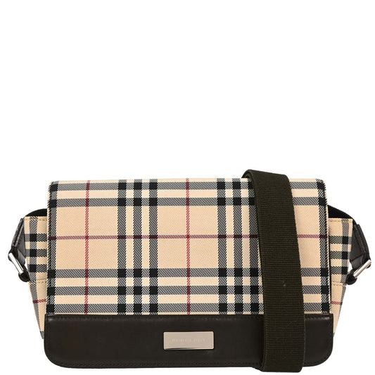 Burberry Beige Burberry Check Shoulder Bag