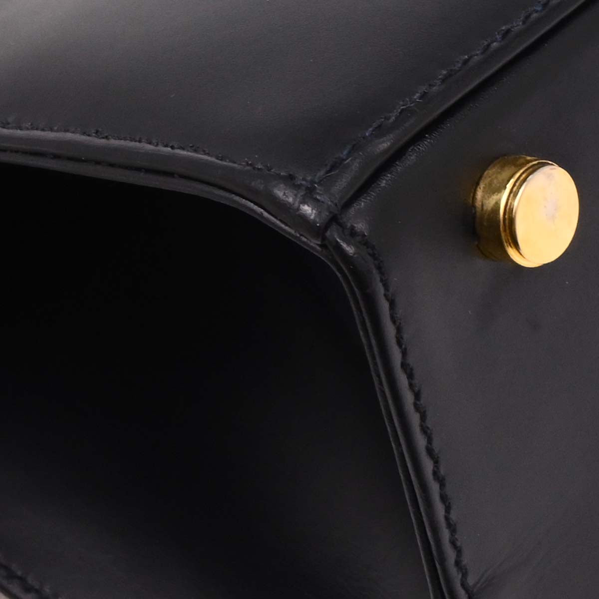 Salvatore Ferragamo Navy Vara Bow Handbag