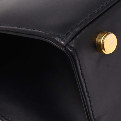 Salvatore Ferragamo Navy Vara Bow Handbag