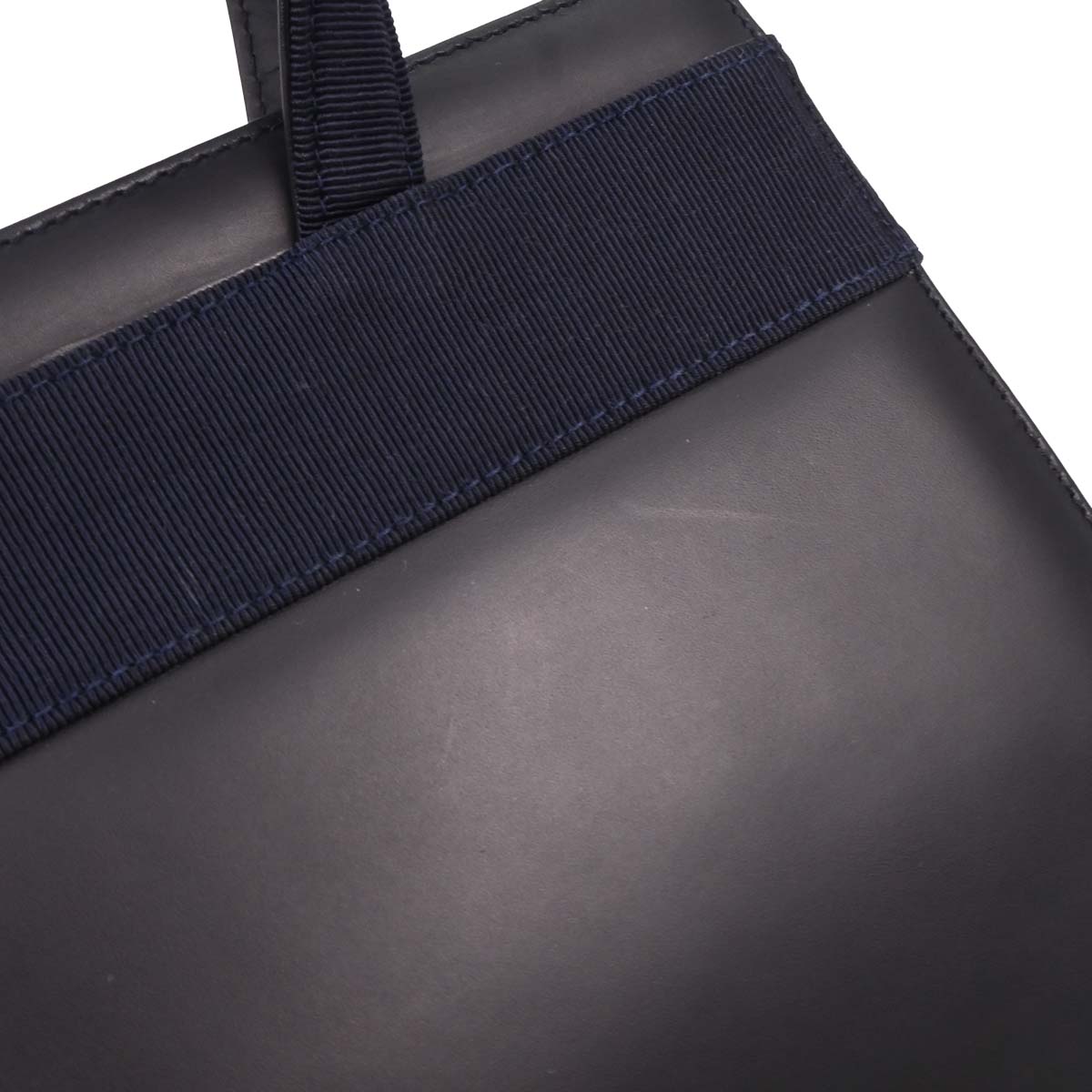 Salvatore Ferragamo Navy Vara Bow Handbag