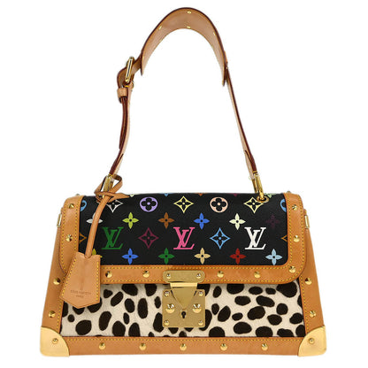 Louis Vuitton * Multicolor Pony hair Sac Dalmatian M92825