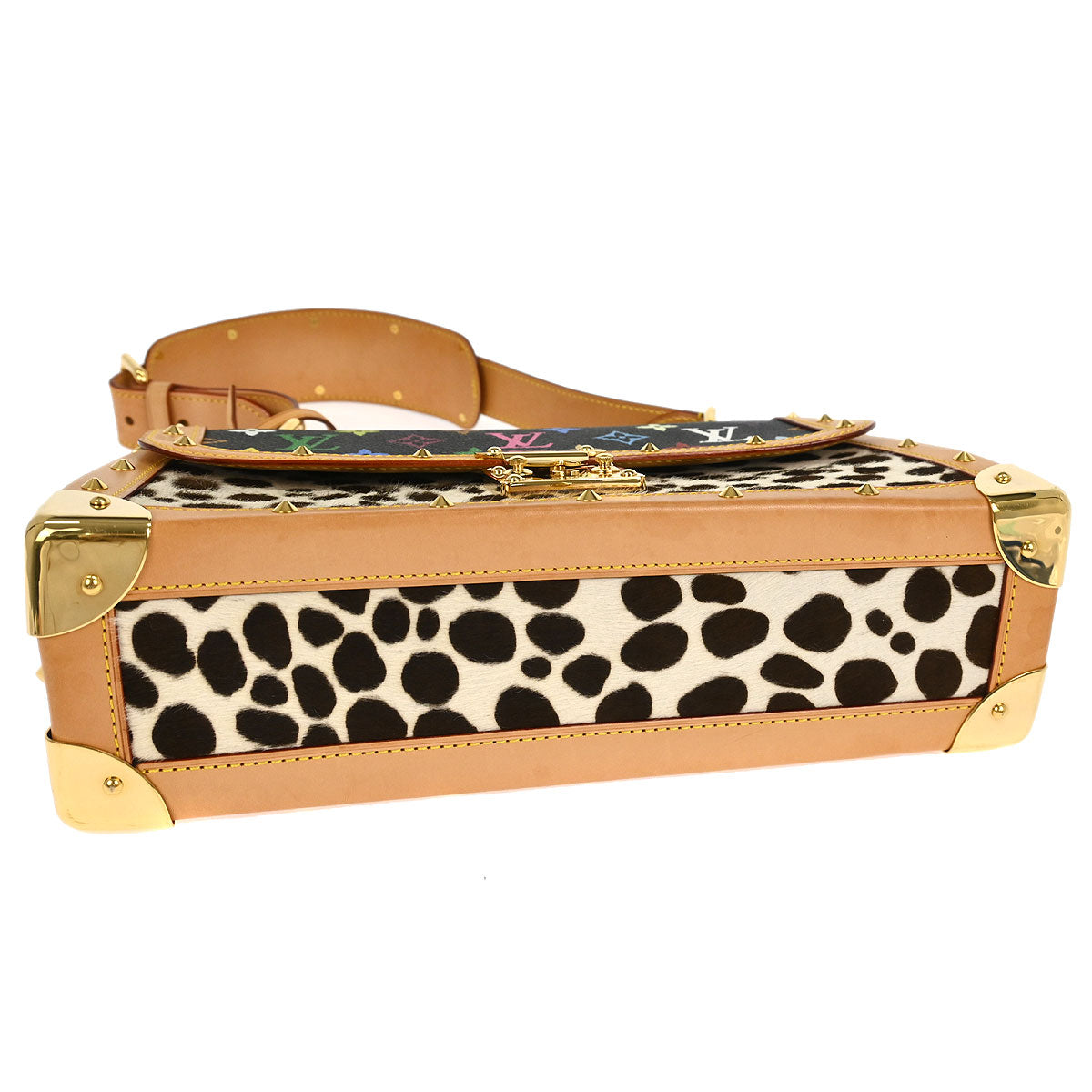 Louis Vuitton * Multicolor Pony hair Sac Dalmatian M92825
