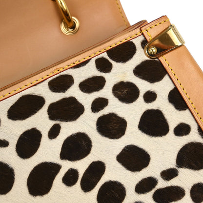 Louis Vuitton * Multicolor Pony hair Sac Dalmatian M92825