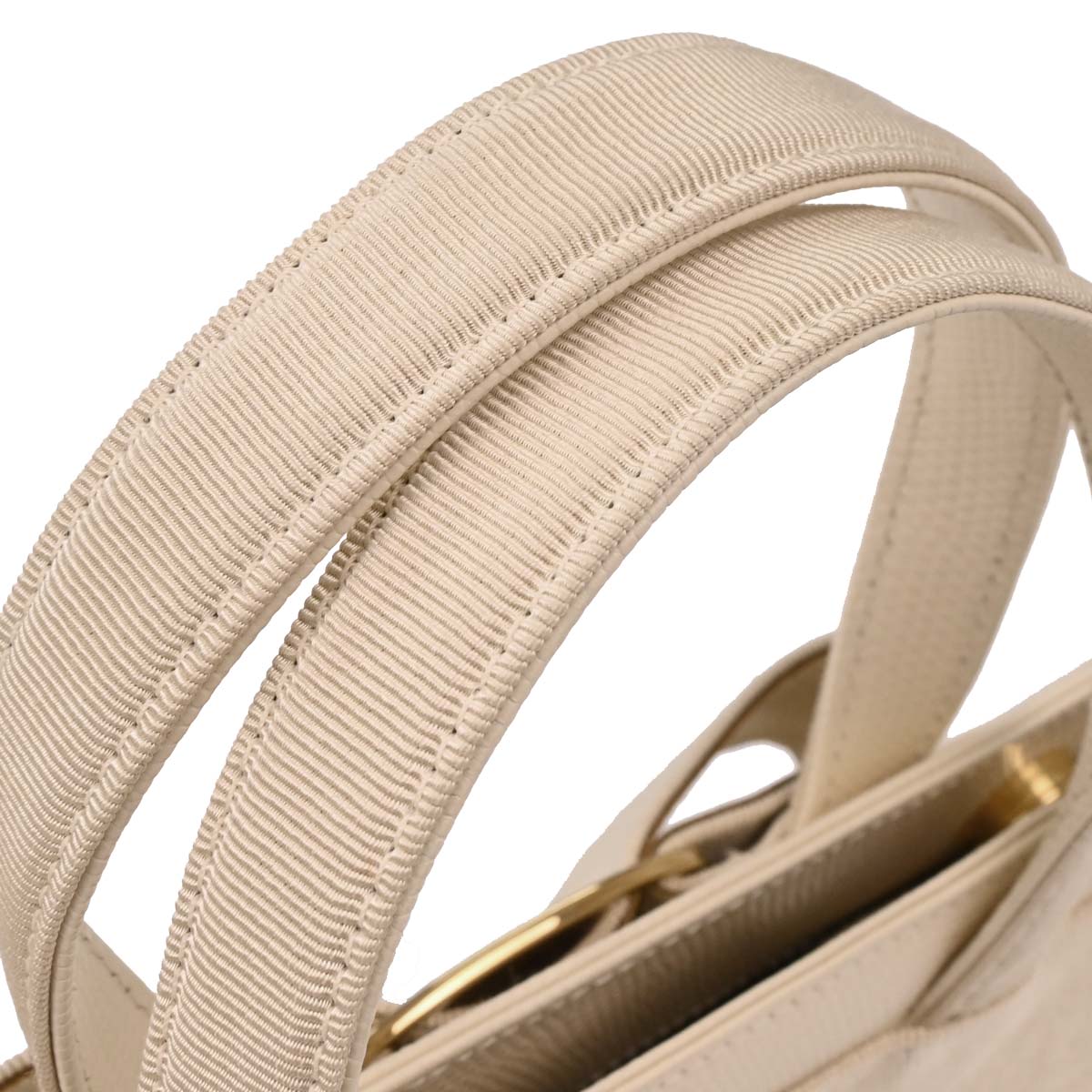 Salvatore Ferragamo * White LeaVara Bow 2way Shoulder Handbag