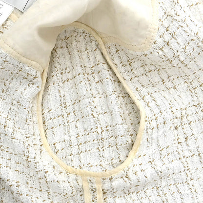 Chanel 2001 Single Breasted Jacket White #42