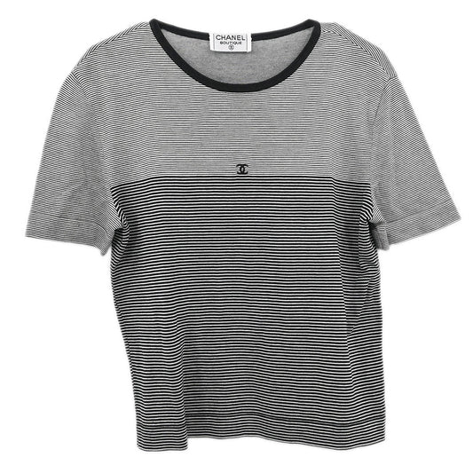 Chanel Short Sleeve Top Black