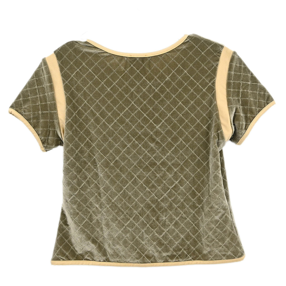 Chanel 2005 Zip Up Short Sleeve Jacket Gray #42