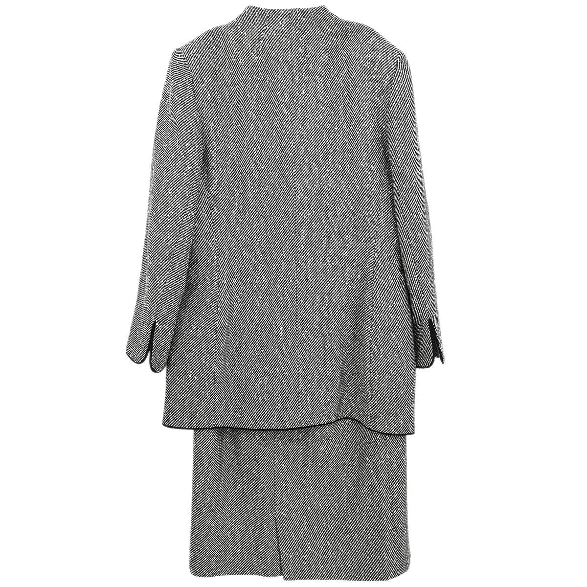 Christian Dior Setup Suit Jacket Skirt Black #36–38