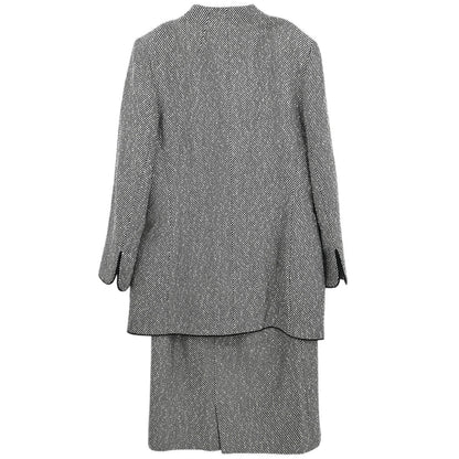 Christian Dior Setup Suit Jacket Skirt Black #36–38