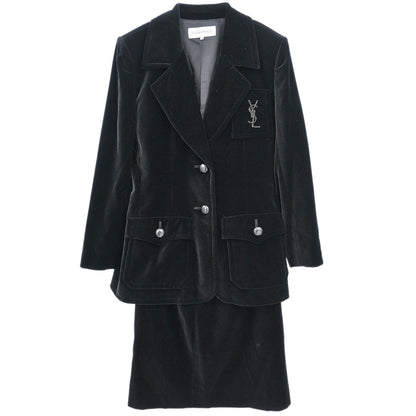 Yves Saint Laurent Setup Suit Jacket Skirt #36 #38