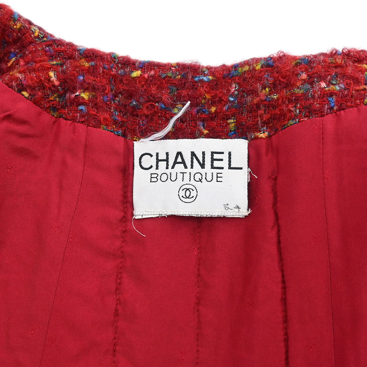 Chanel Jacket Coat Red