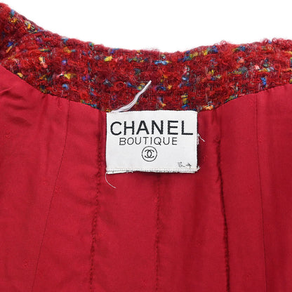 Chanel Jacket Coat Red