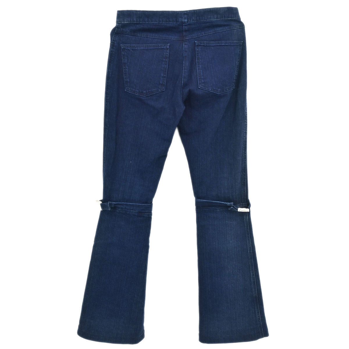 Chanel 2006 Long Denim Pants Indigo #34