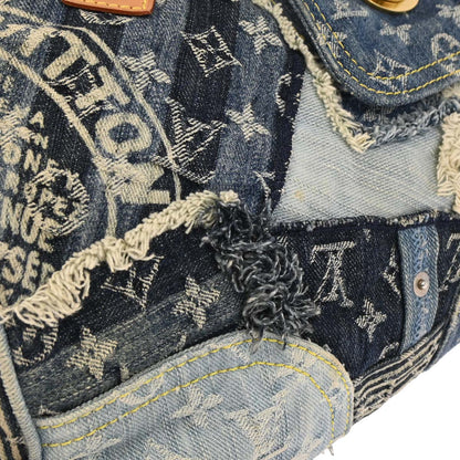 Louis Vuitton Blue Monogram Denim Patchwork Speedy 30 M95380