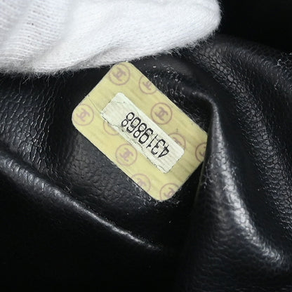 Chanel 1996-1997 Black Caviar Triple CC Drawstring Shoulder Bag