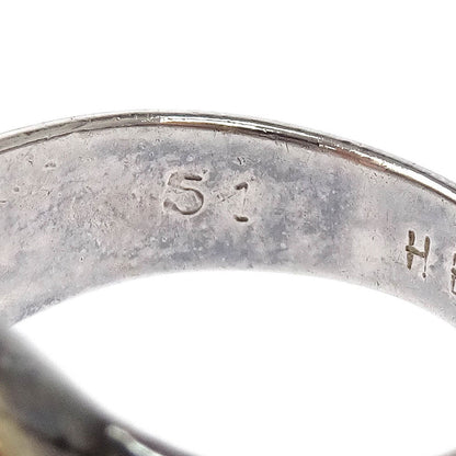 Hermes Horse Shoe Ring SV925 18KYG #51 #49