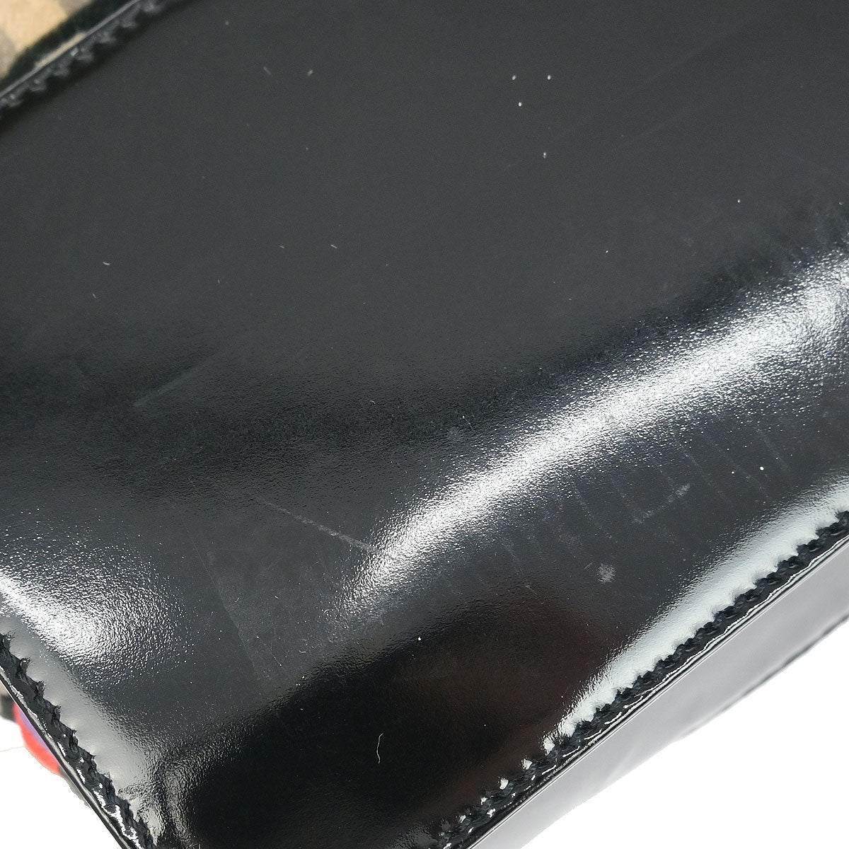 Chanel 2000-2002 Black Velvet Mademoiselle Lock CC Handbag