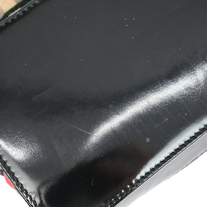 Chanel 2000-2002 Black Velvet Mademoiselle Lock CC Handbag