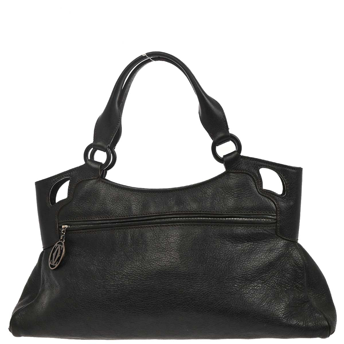 Cartier Black Leather Handbag