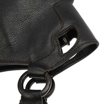 Cartier Black Leather Handbag