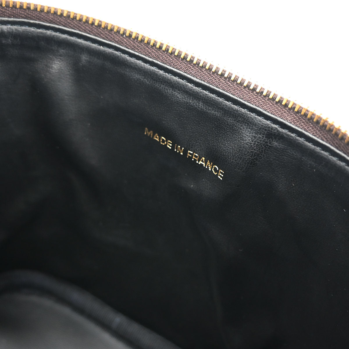 Chanel 1996-1997 Brown Caviar Timeless Vanity Handbag