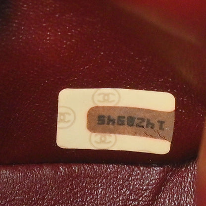 Chanel 1989-1991 Black Lambskin Small Classic Double Flap Shoulder Bag