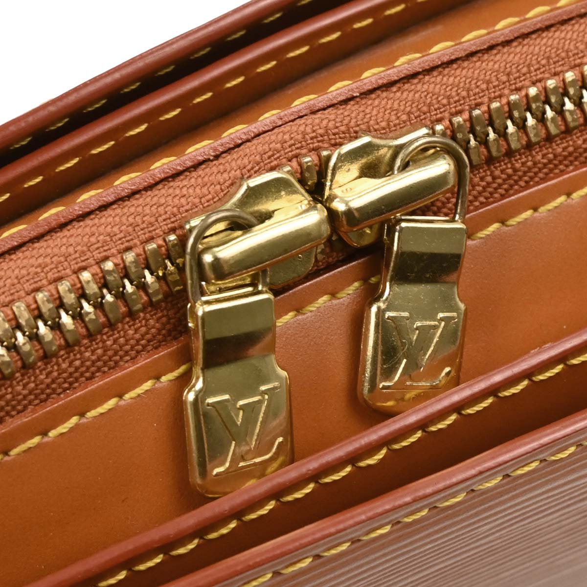 Louis Vuitton Brown Epi Pont Neuf Handbag M52058