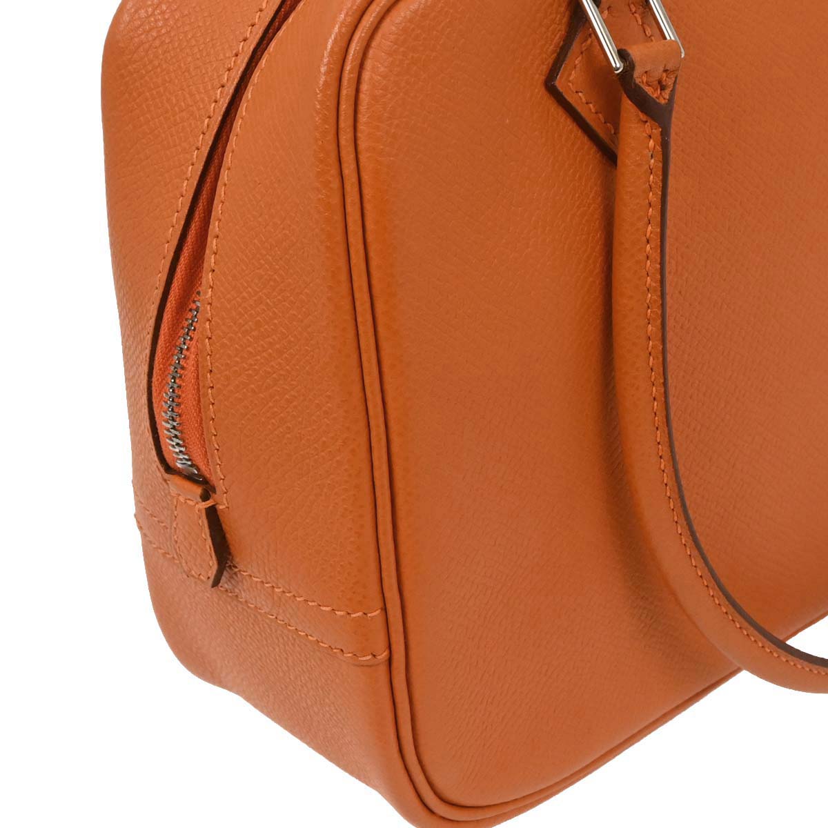 Hermes Orange Epsom Mini Plume Handbag