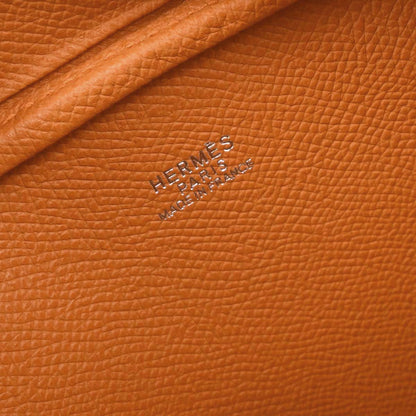 Hermes Orange Epsom Mini Plume Handbag