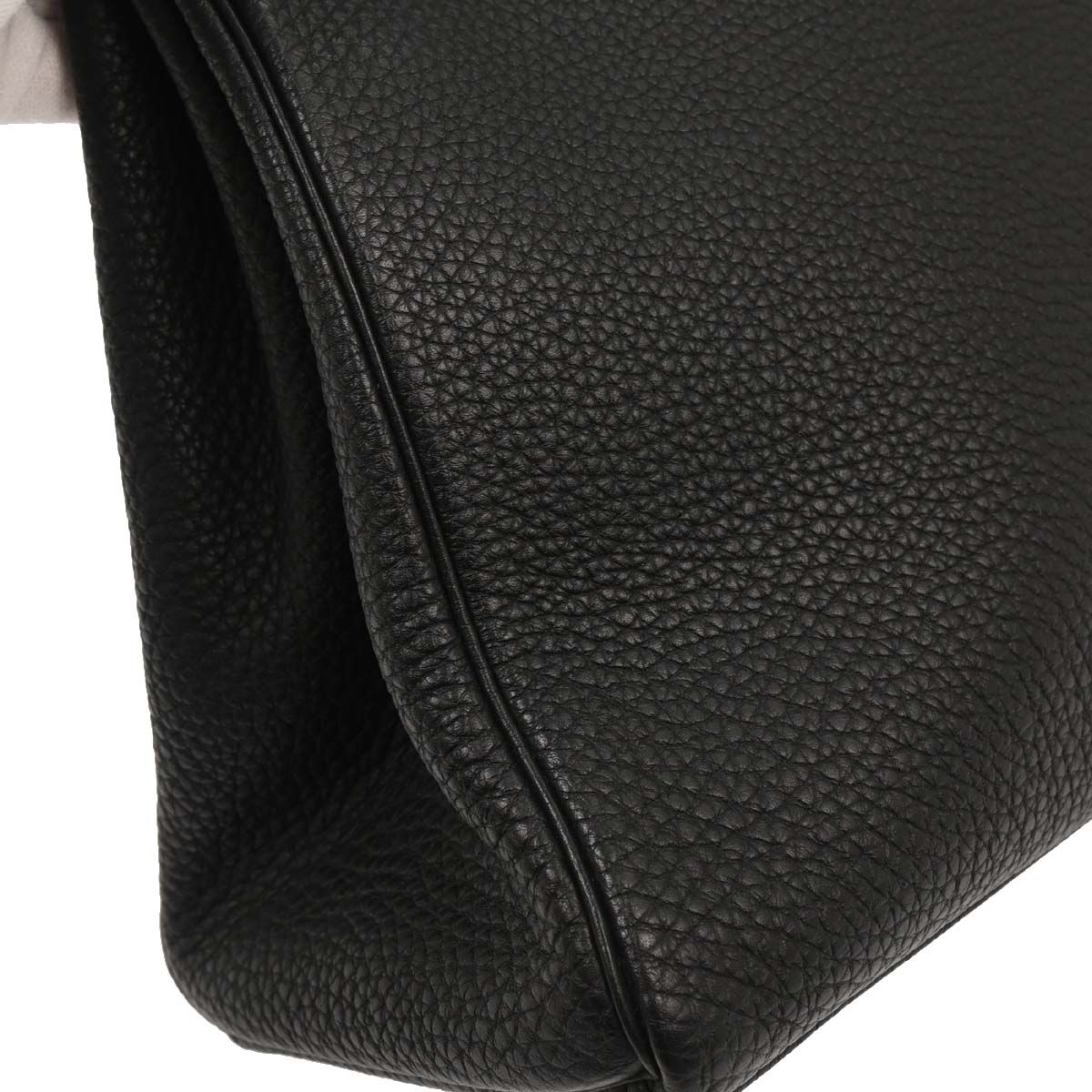 Hermes Black Togo Kelly 32 Retourne Handbag