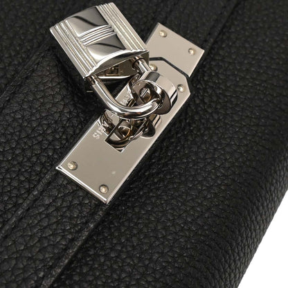 Hermes Black Togo Kelly 32 Retourne Handbag