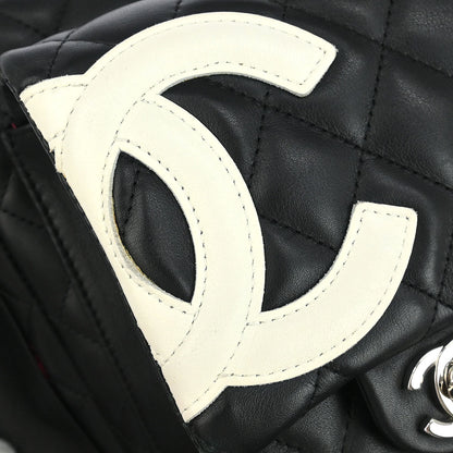 Chanel Black Calfskin Cambon Ligne Reporter Bag