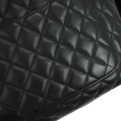 Chanel Black Calfskin Cambon Ligne Reporter Bag