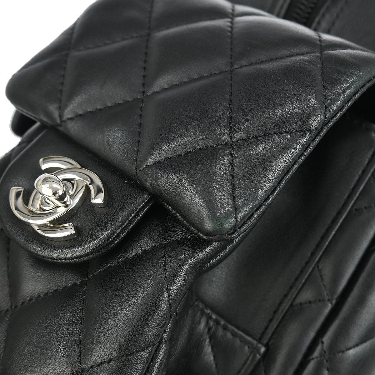 Chanel Black Calfskin Cambon Ligne Reporter Bag