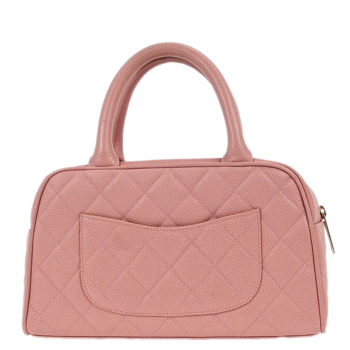 Chanel 2003-2004 Pink Caviar Bowling Bag