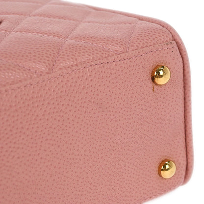Chanel 2003-2004 Pink Caviar Bowling Bag