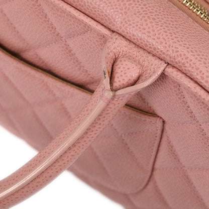 Chanel 2003-2004 Pink Caviar Bowling Bag