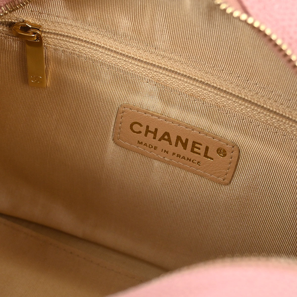 Chanel 2003-2004 Pink Caviar Bowling Bag
