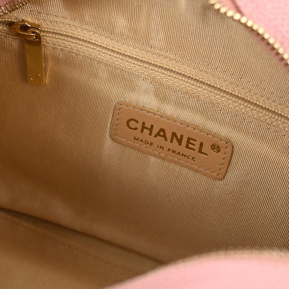 Chanel 2003-2004 Pink Caviar Bowling Bag
