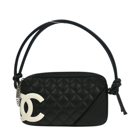 Chanel Black Calfskin Cambon Ligne Handbag
