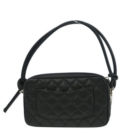 Chanel Black Calfskin Cambon Ligne Handbag