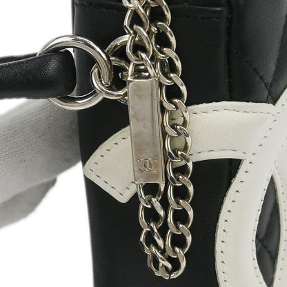 Chanel Black Calfskin Cambon Ligne Handbag