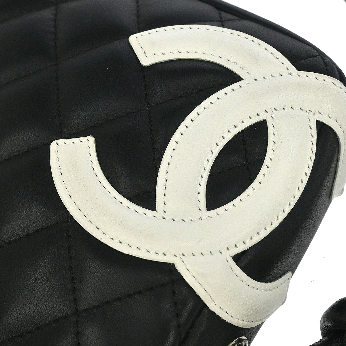 Chanel Black Calfskin Cambon Ligne Handbag